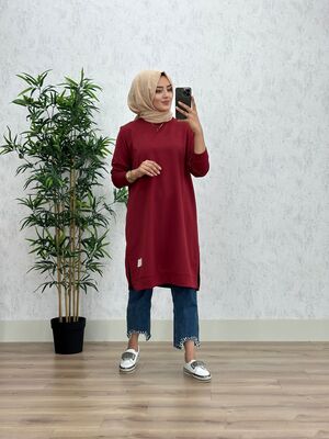 8420 MEVA TUNİK K45 BORDO